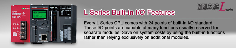 CPU MELSEC-L Series Product Features Programmable Controllers